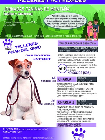 TALLERES PRÁCTICO DE OBEDIENCIA