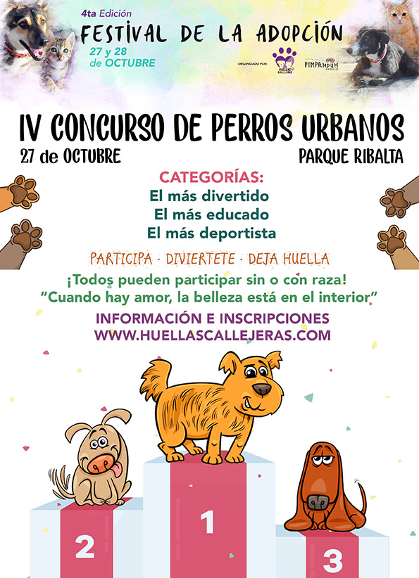 eficaz Guarda la ropa En otras palabras concurso-perros-urbanos-castellon-2018-festival-adopcion-web - Huellas  Callejeras