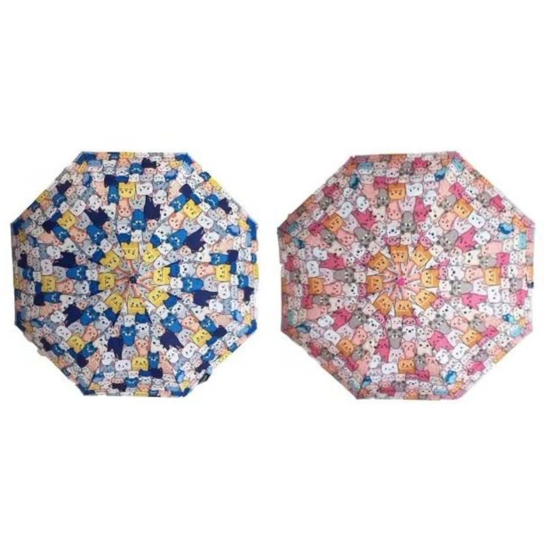 Paraguas-plegable-gatos