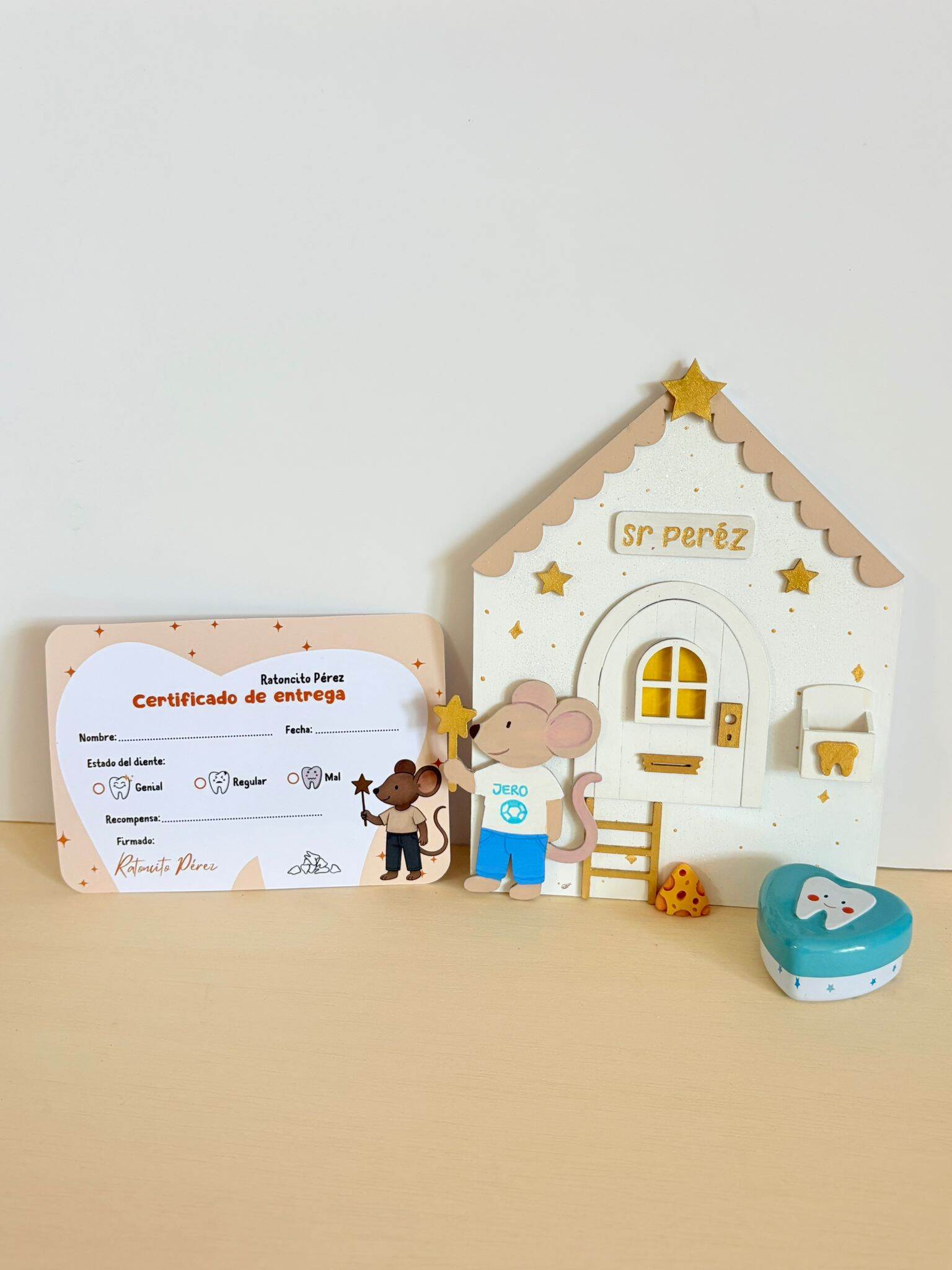 Casita y certificado