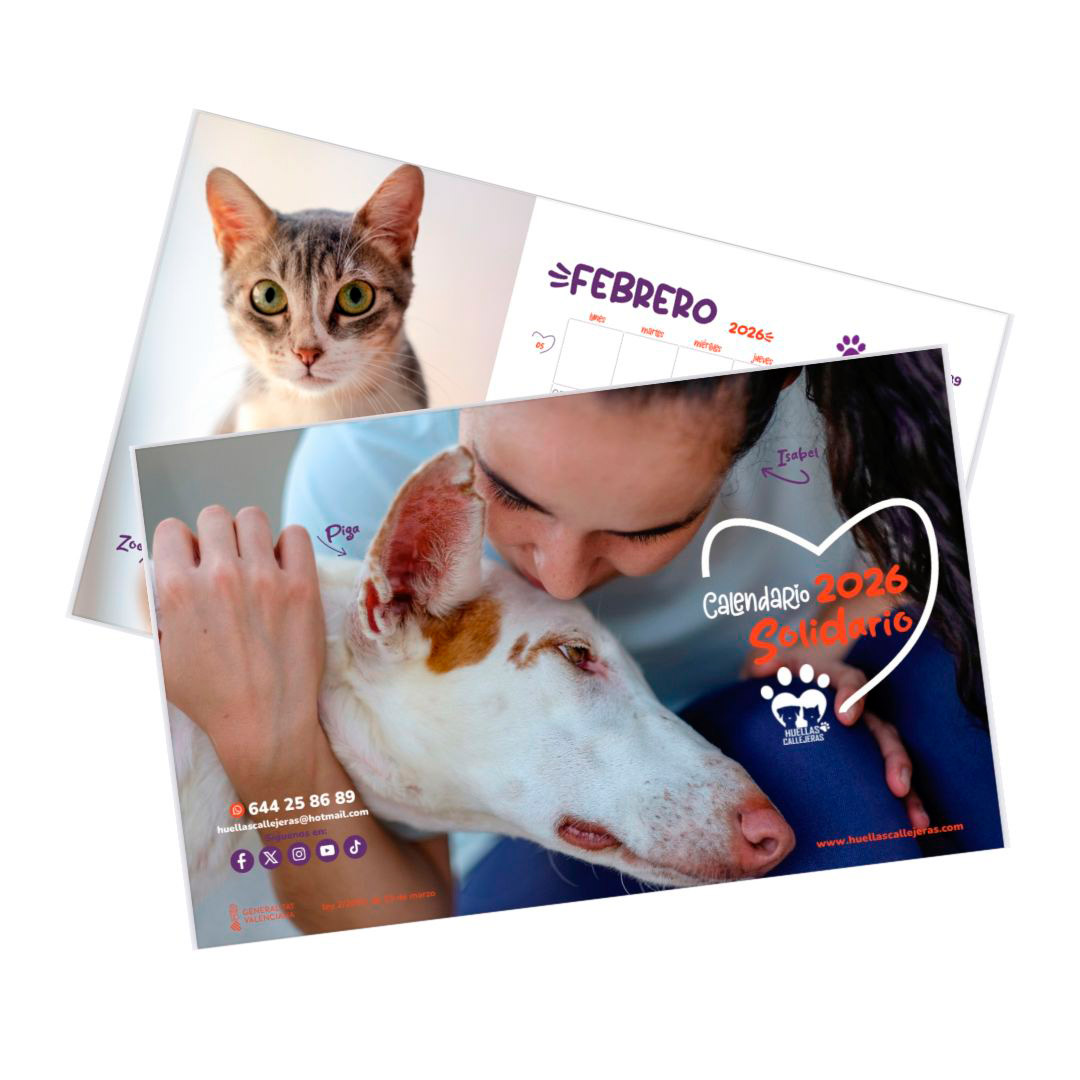 calendario-solidario-sobremesa-2026-huellas-callejeras-protectora-animales